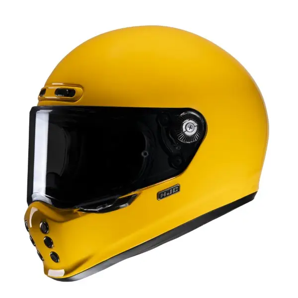 CASCO INTEGRALE – V10 – GIALLO OPACO