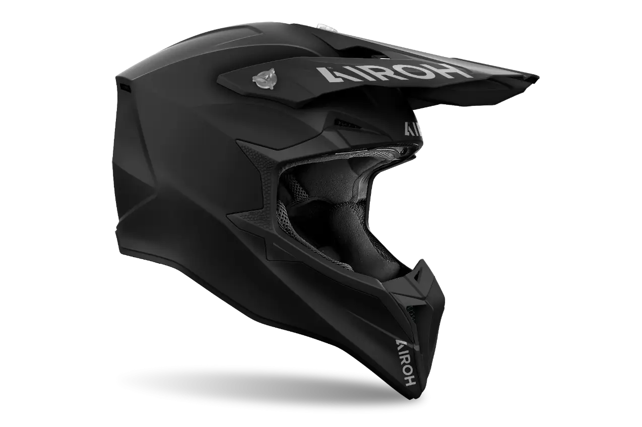 CASCO CROSS – WRAAAP NERO OPACO