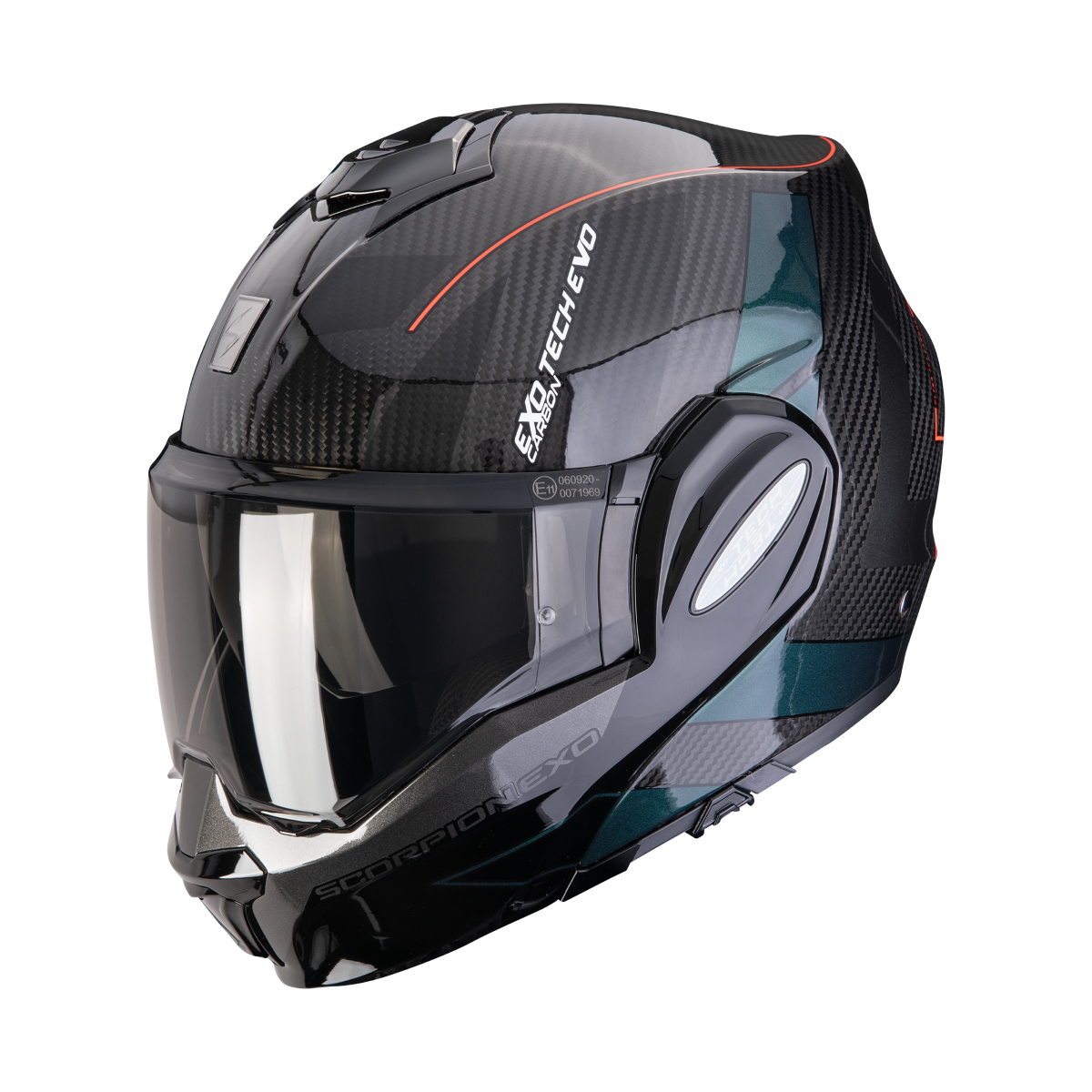 CASCO FLIP UP – EXO-TECH EVO CARBON CAD