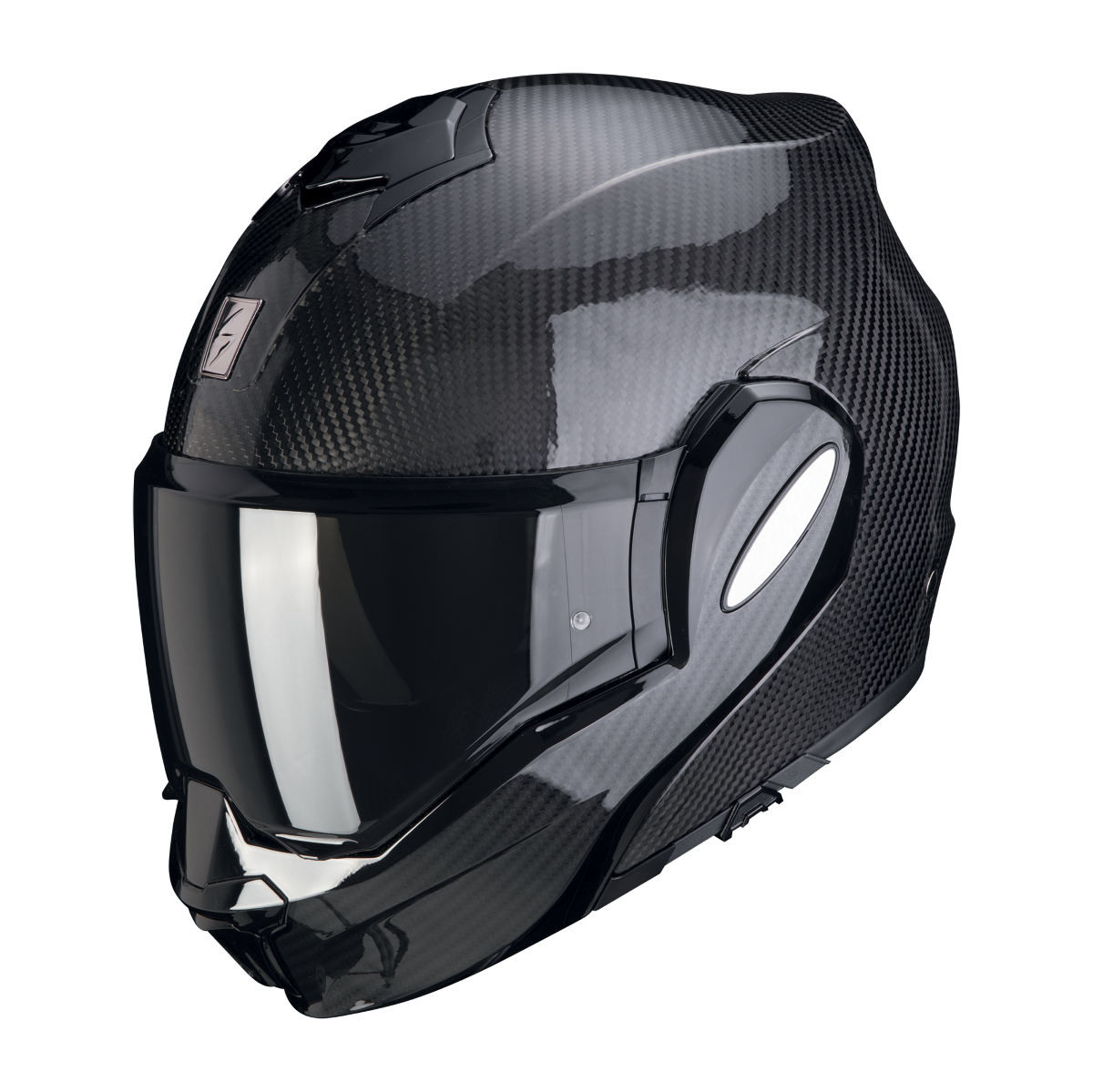 CASCO FLIP UP – EXO-TECH EVO CARBON LUCIDO