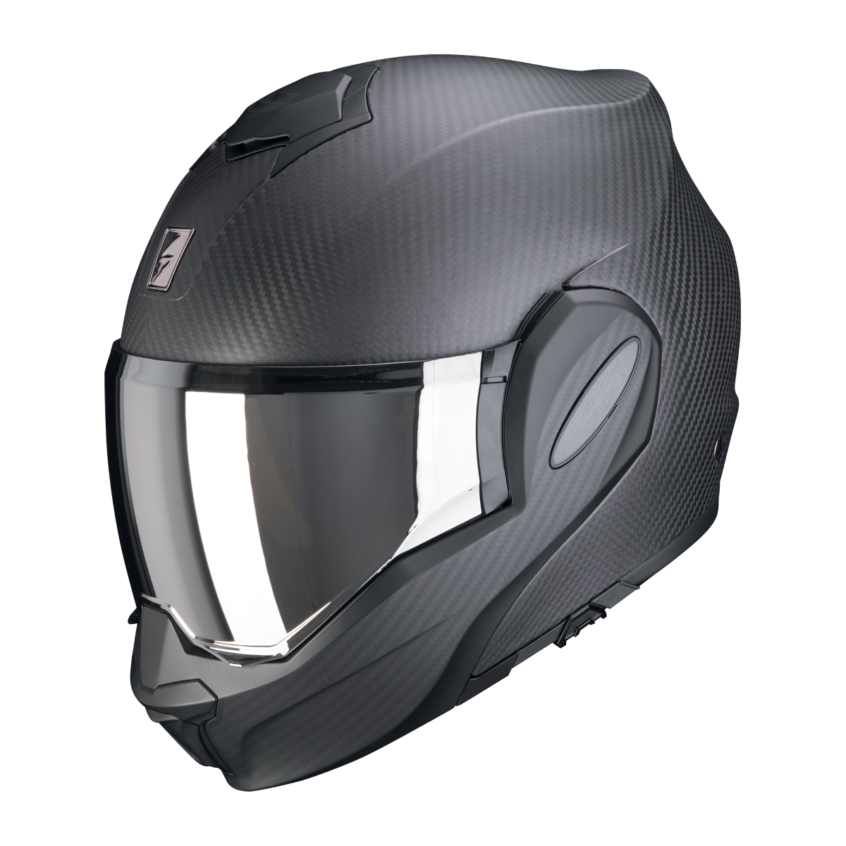 CASCO FLIP UP – EXO-TECH EVO CARBON OPACO