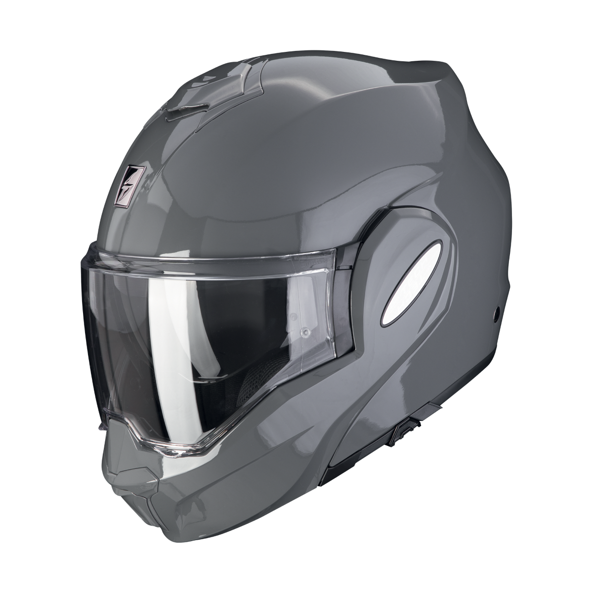 CASCO FLIP UP – EXO-TECH EVO CEMENTO GRIGIO LUCIDO
