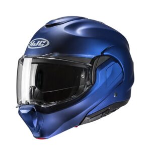 CASCO FLIP UP - F100 - BLU OPACO