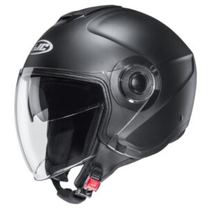 CASCO DEMI JET - I40  NERO OPACO