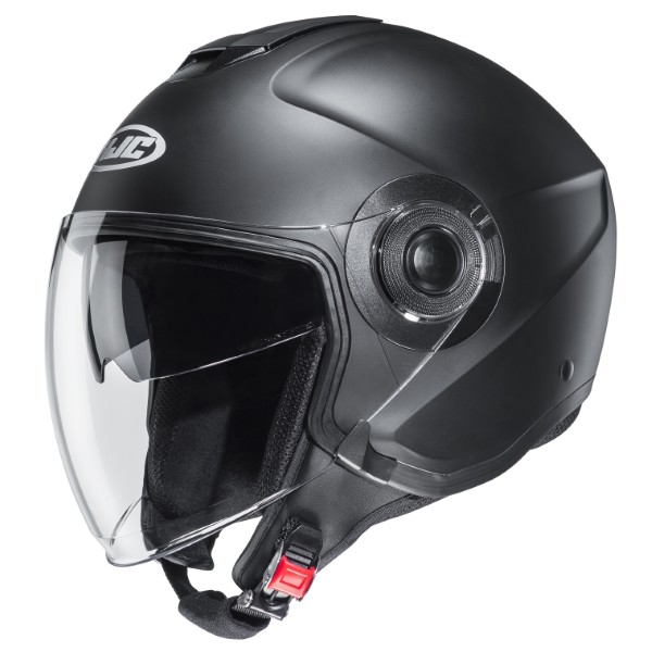 CASCO DEMI JET – I40  NERO OPACO