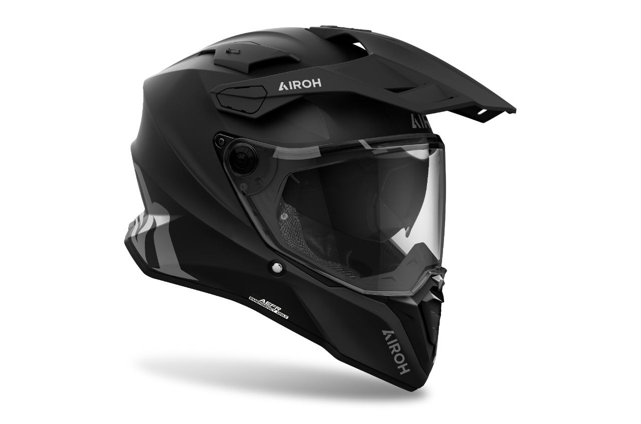 CASCO DUAL – COMMANDER 2 NERO OPACO