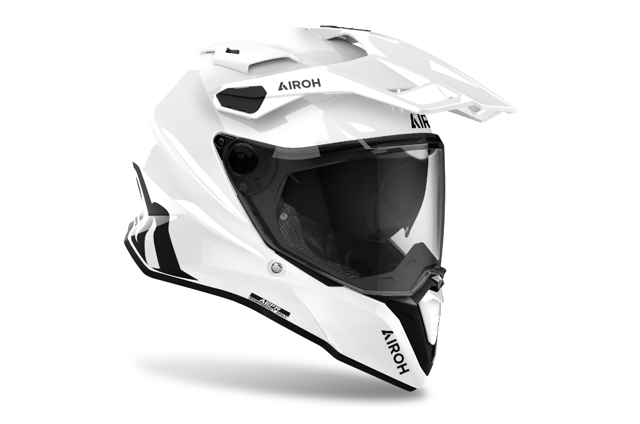 CASCO DUAL – COMMANDER 2 BIANCO LUCIDO