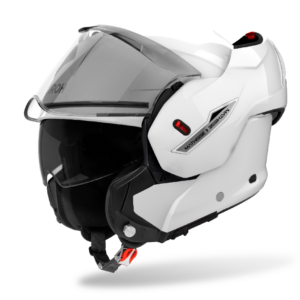 CASCO FLIP UP - MATHISSE II BIANCO LUCIDO
