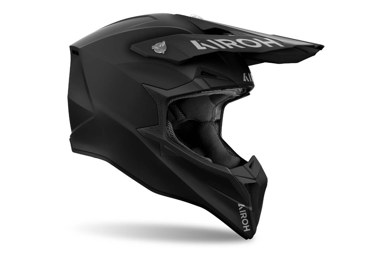 CASCO CROSS – WRAAAP NERO OPACO
